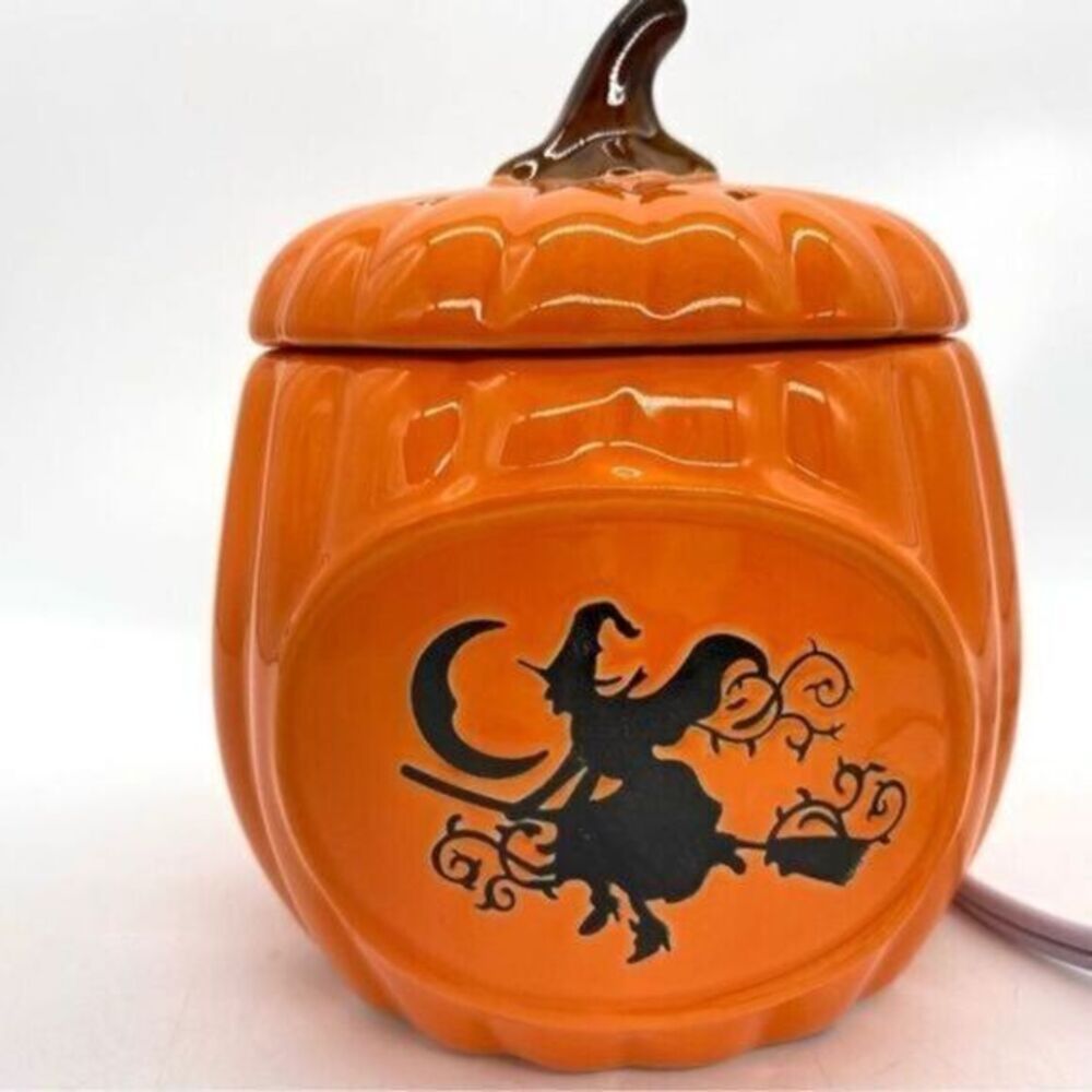 Ceramic Pumpkin Witch Wax Warmer New Halloween